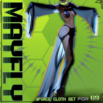 Mayfly - Reused Tarp dForce Clothing Set for G9