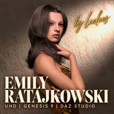 Emily Ratajkowski UHD for Genesis 9 Female Daz Studio
