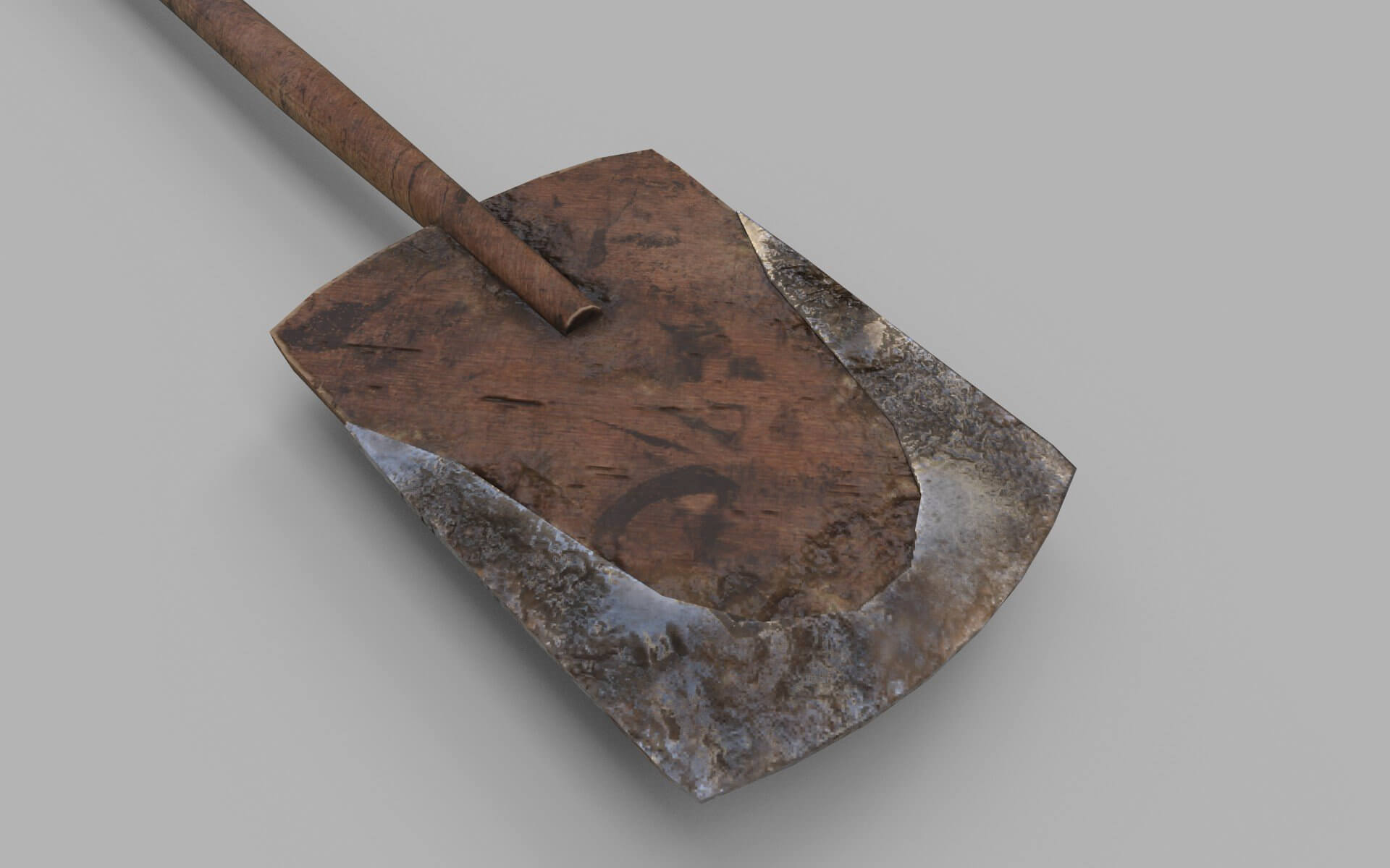 Pack of 6 Medieval Shovels 3D Model by leon017