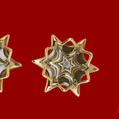 How To Create Subd Star Earrings in Rhino3D