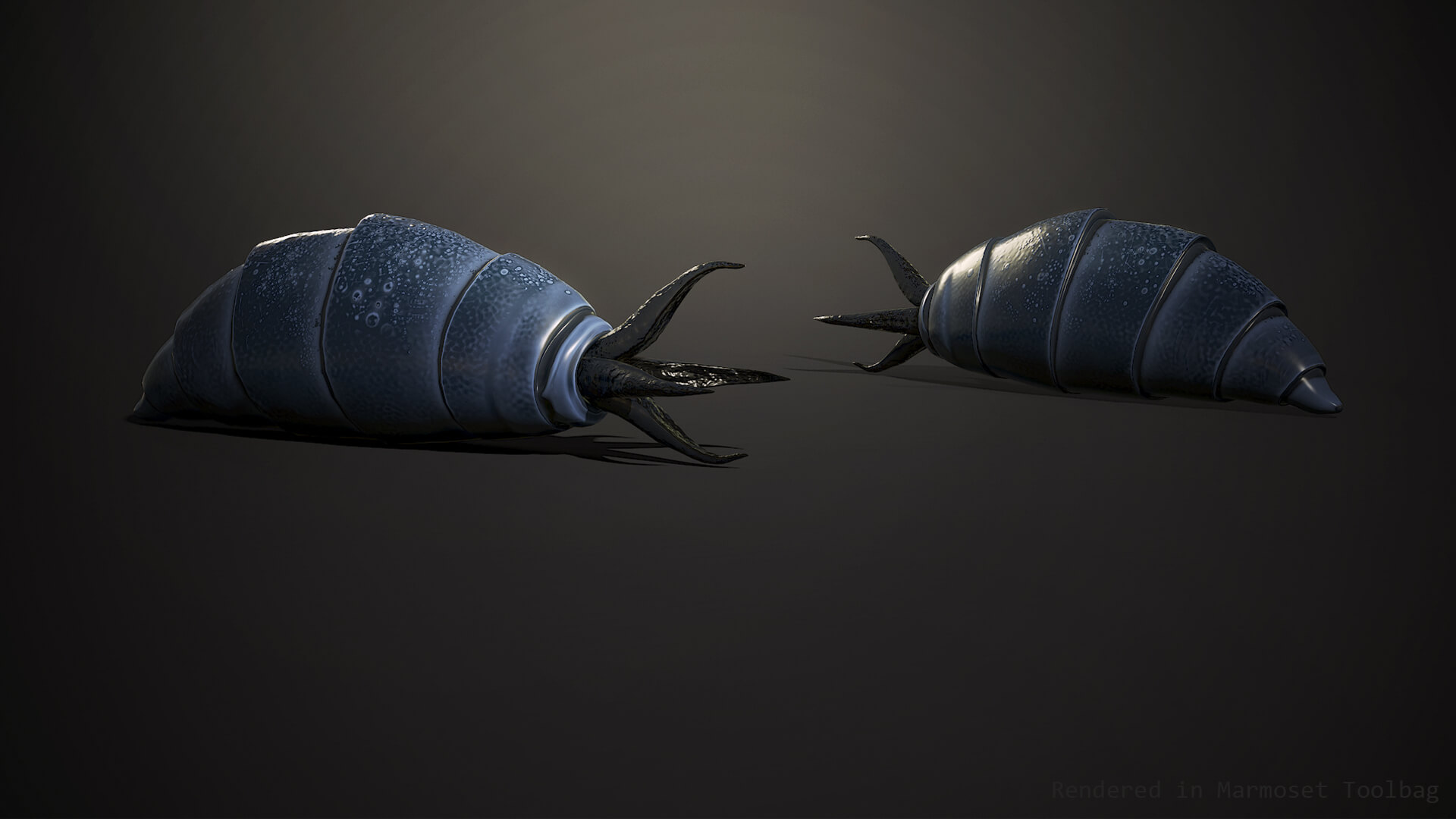 Worm Creature 1 - 3D Model by Liana1