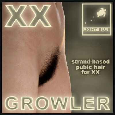 XX Growler - Pubic Hair for XX by lightBLUE