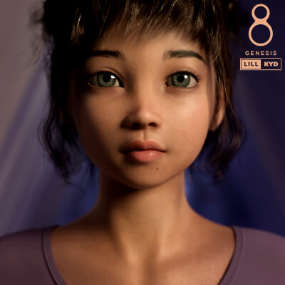 KYD Kiyomi Teen for Genesis 8 Female