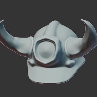 Horned Helmet 3D Model 3D Printable