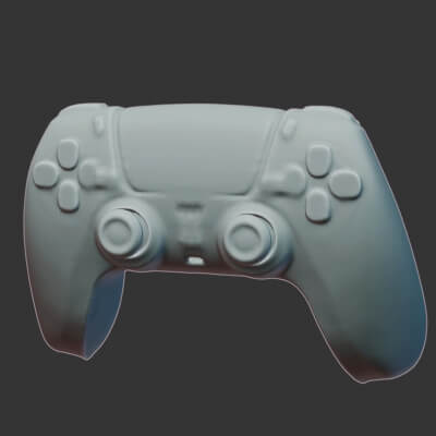 Wireless Video Game Controller 3D Model
