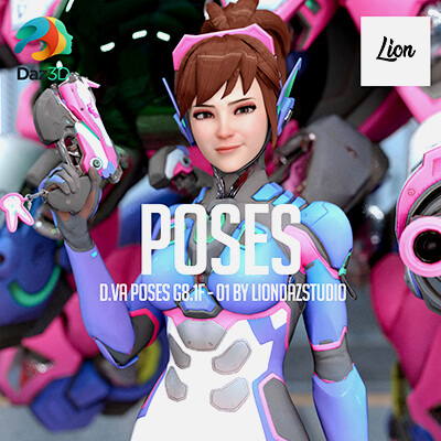 D.Va Poses for Genesis 8.1 Female - 01