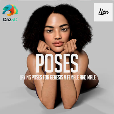 Laying Poses for Genesis 9 Female and Male