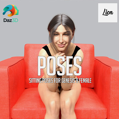 Sitting Poses for Genesis 9 Female