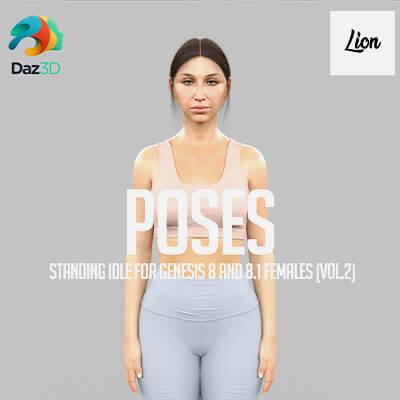 Standing Idle for Genesis 8 and 8.1 Females Vol.2