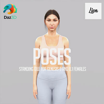 Standing Idle for Genesis 8 and 8.1 Females