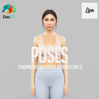 Standing Idle for Genesis 9 Females Vol.3