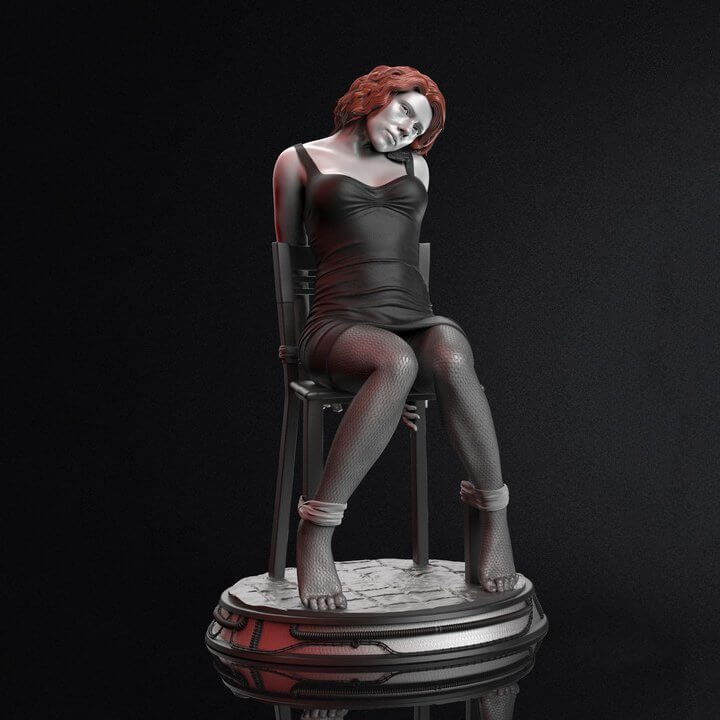 Black Widow Interrogation - 3D Model by LisaHenniga
