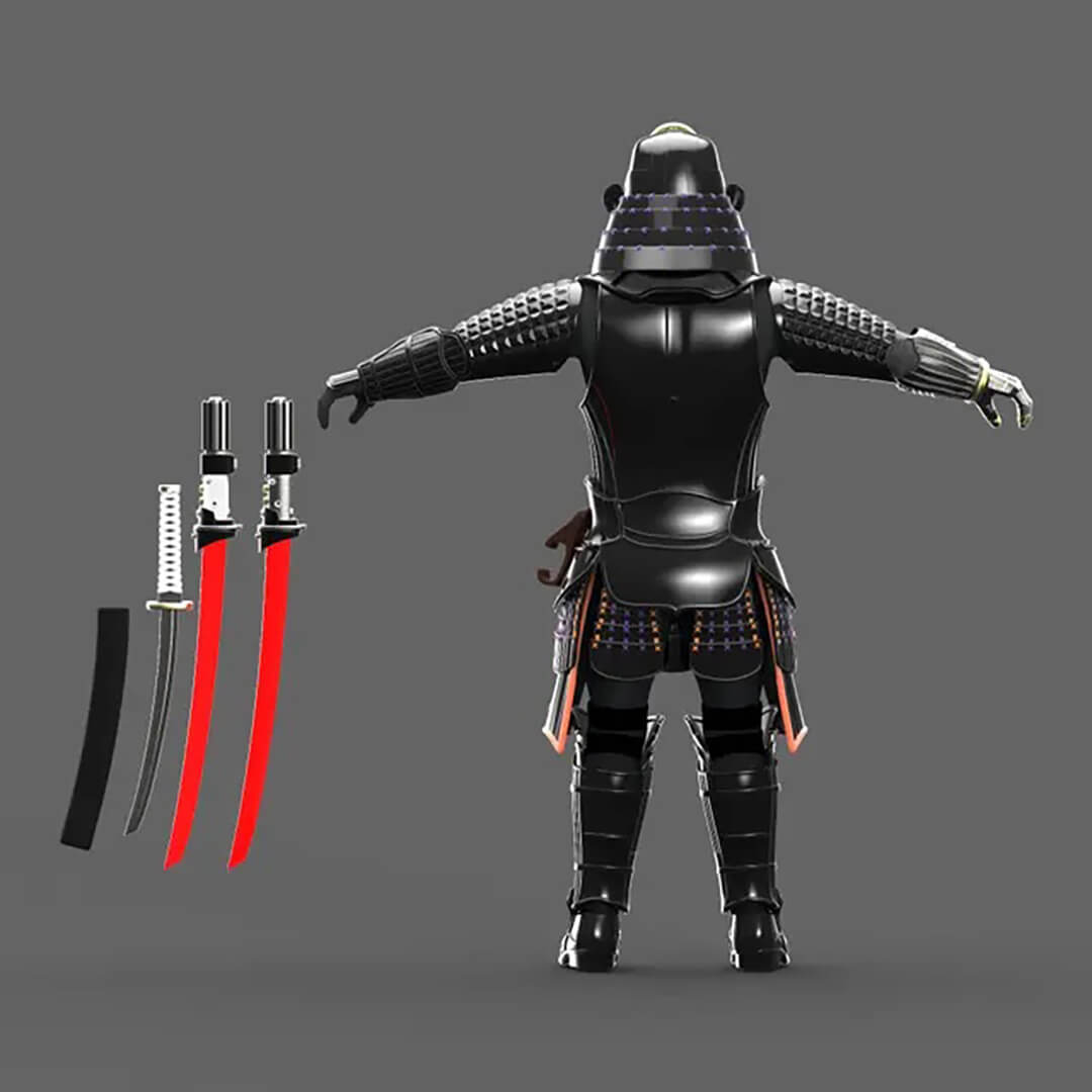 Darth Vader Samurai Cosplay Full Armor - 3D Model by LisaHenniga