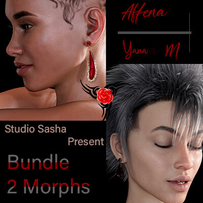 Character Morphs Bundle for Genesis 8.1 Female
