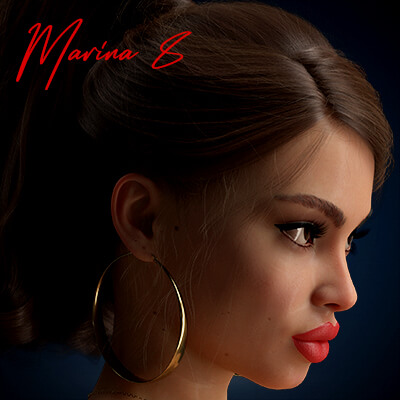 Marina 8 Character Morphs for Genesis 8-8.1 Female by Lisson4321
