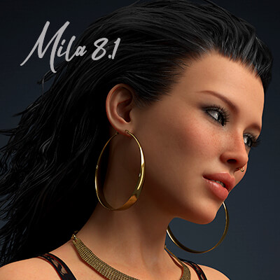 Mila Character Morphs for Genesis 8.1 Female by Lisson4321