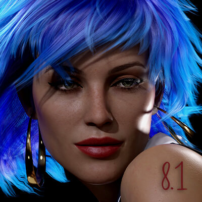 Paloma Morphs for Genesis 8.1 Female