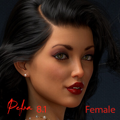 Petra Character Morphs for Genesis 8.1 Female