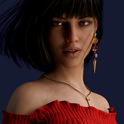 Shana H Character Morphs for Genesis 8.1 Female
