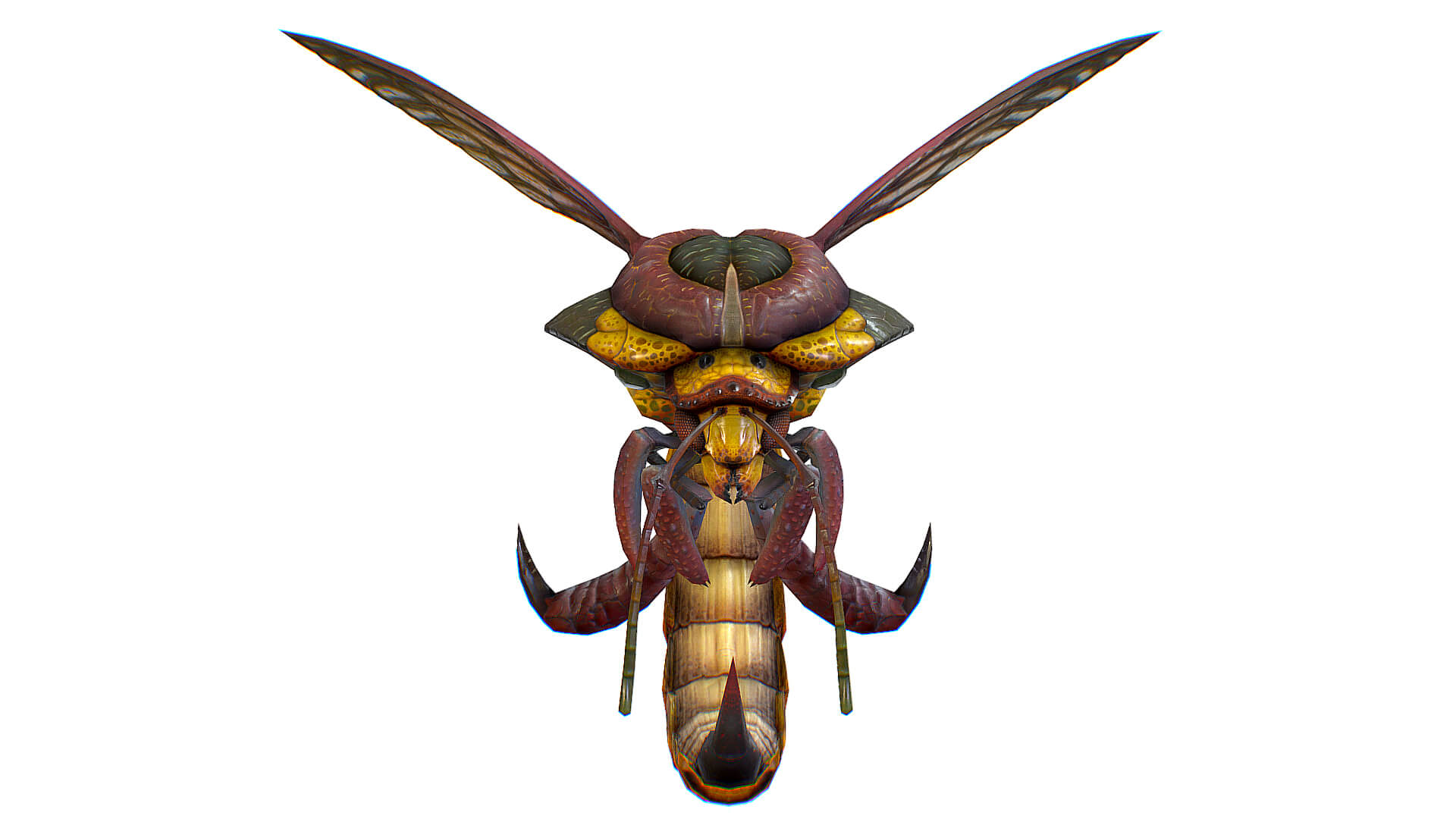 Giant Bee Insect Monster Bug Beetle Animal - 3D Model by LiveBook3D