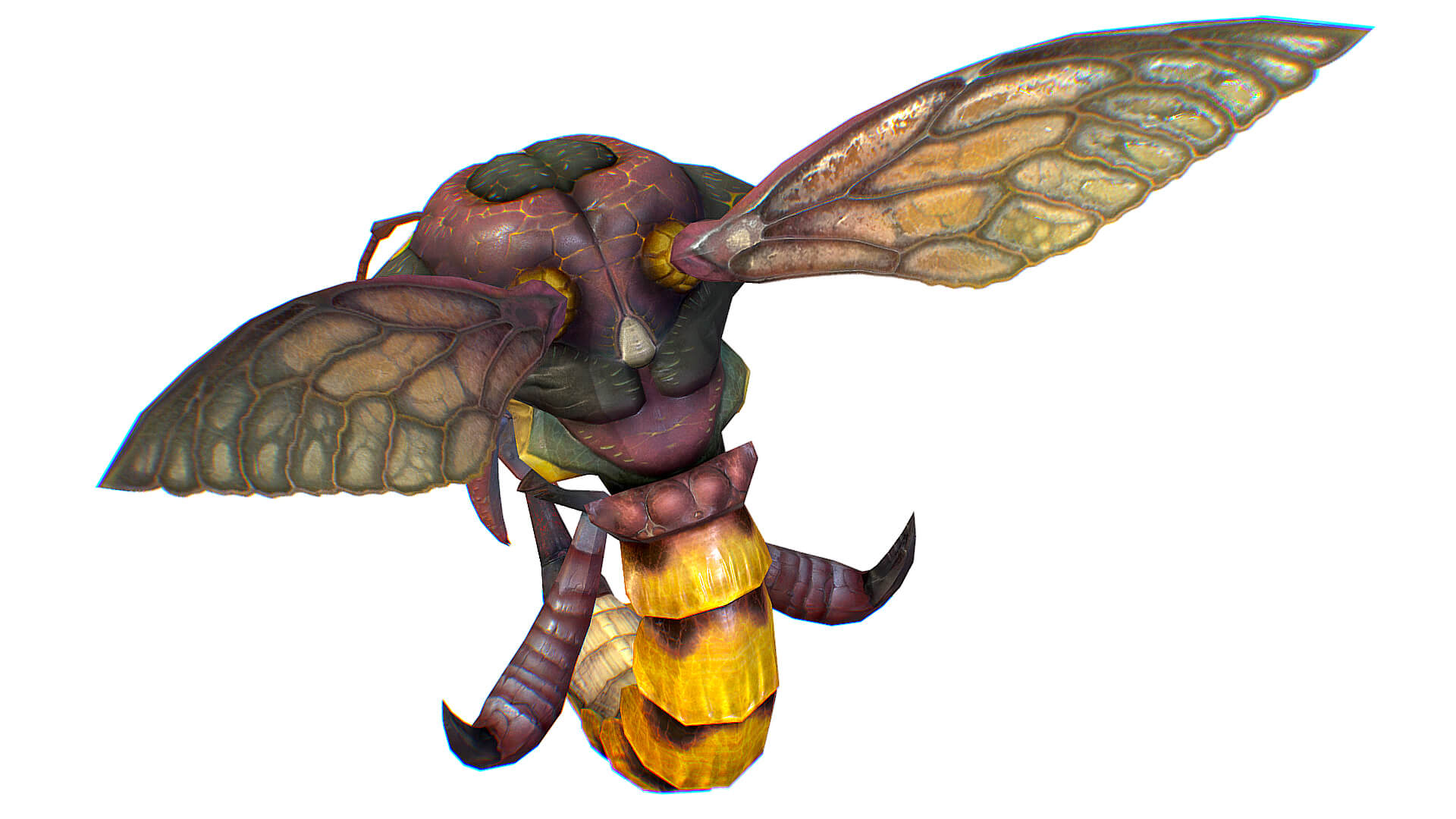 Giant Bee Insect Monster Bug Beetle Animal - 3D Model by LiveBook3D
