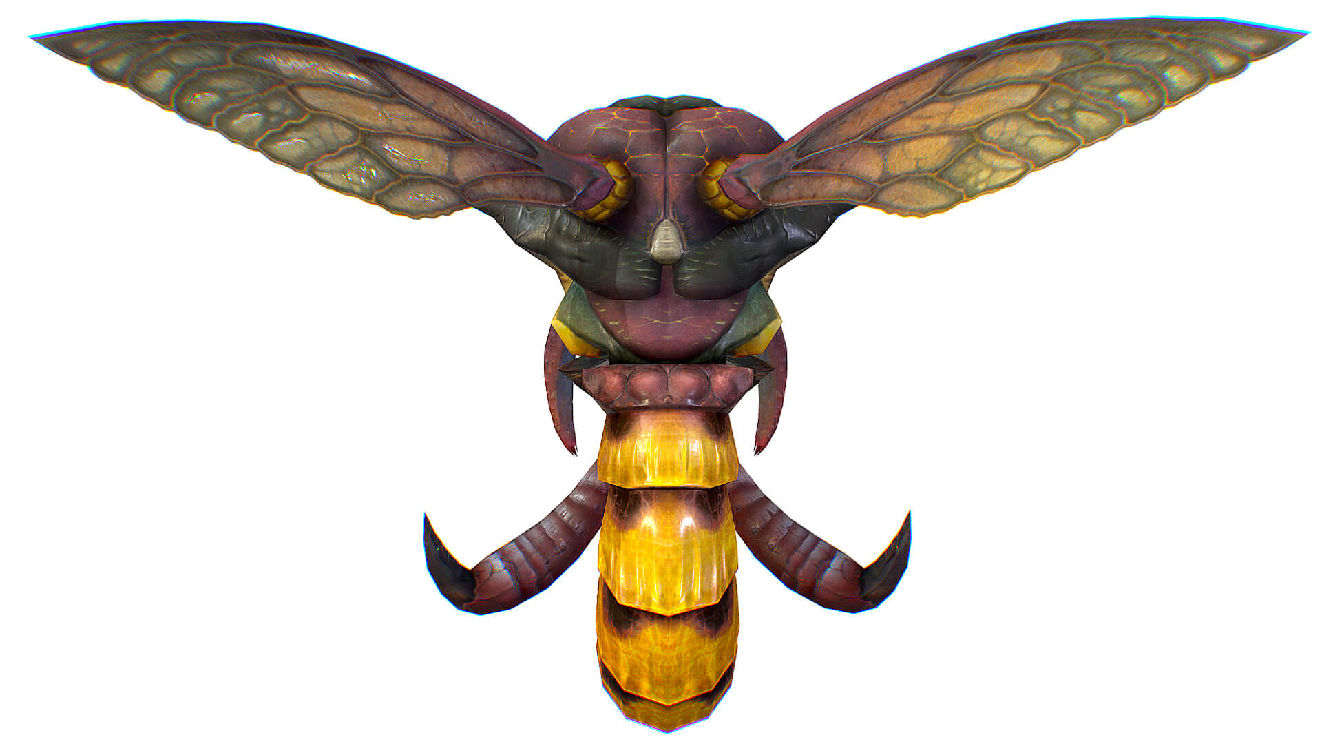 Giant Bee Insect Monster Bug Beetle Animal - 3D Model by LiveBook3D