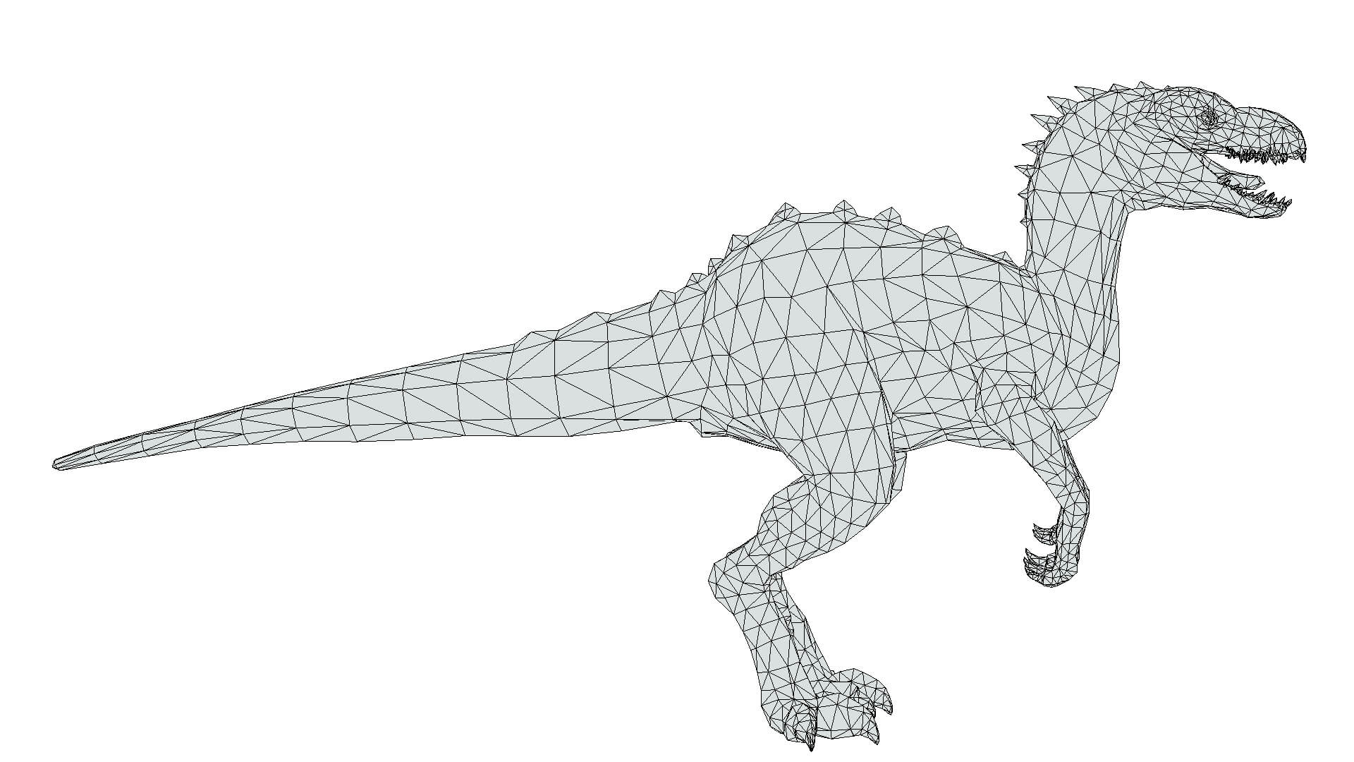 Rex Monster Tyrannosaurus Raptor Dinosaur T-Rex Rex Monster 3D Model by LiveBook3D