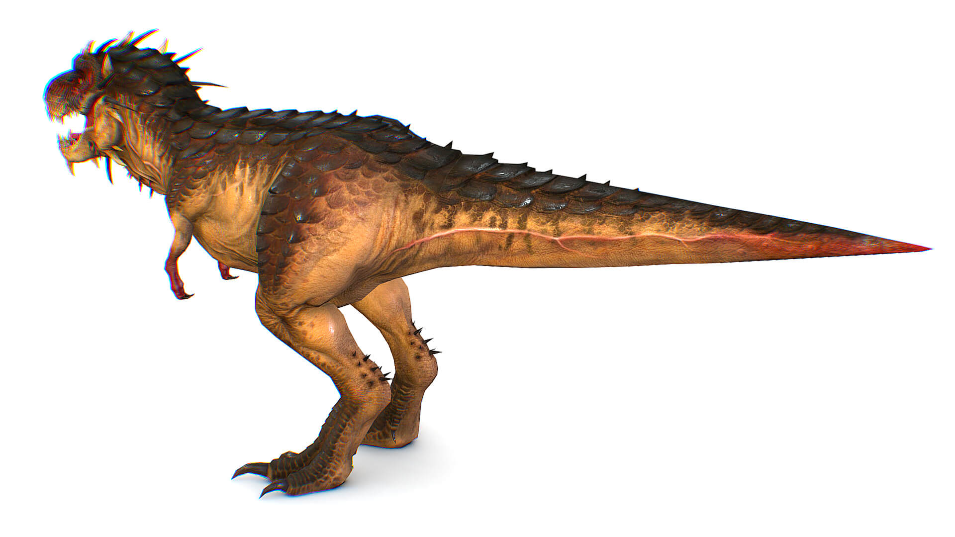 Rex Monster Tyrannosaurus Raptor Dinosaur T-Rex Rex Monster 3D Model by LiveBook3D
