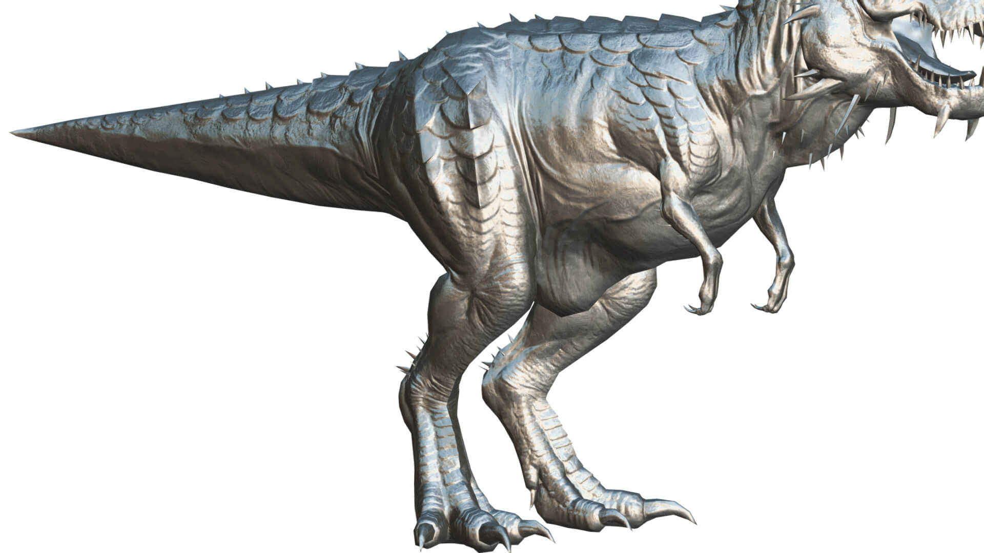 Rex Monster Tyrannosaurus Raptor Dinosaur T-Rex Rex Monster 3D Model by LiveBook3D