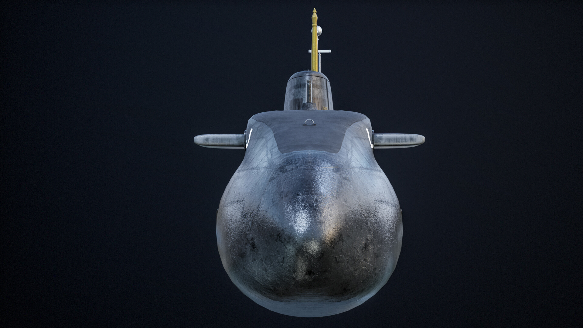 Aitute Astute Class Submarine PBR - 3D Model by Locus Models