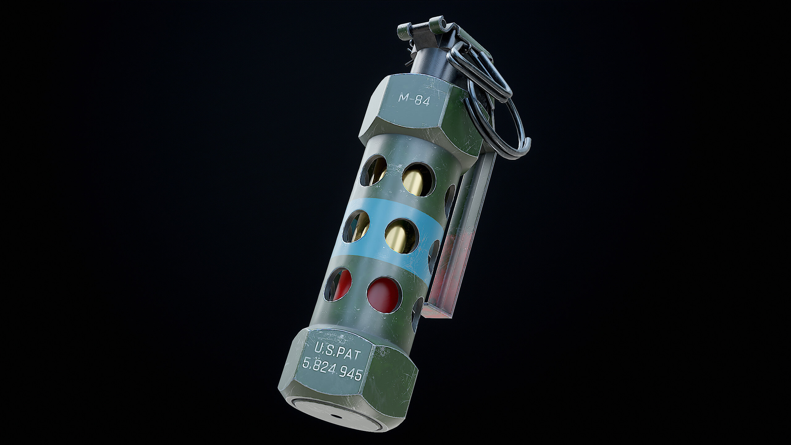 Flash Grenade PBR 3D Model by Locus Models