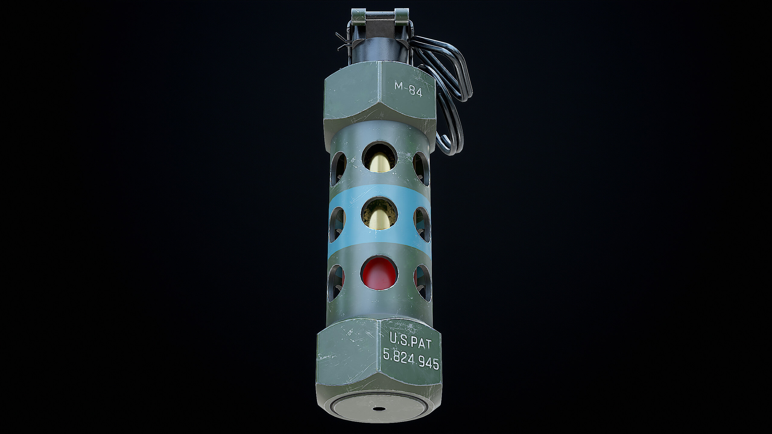 Flash Grenade PBR 3D Model by Locus Models