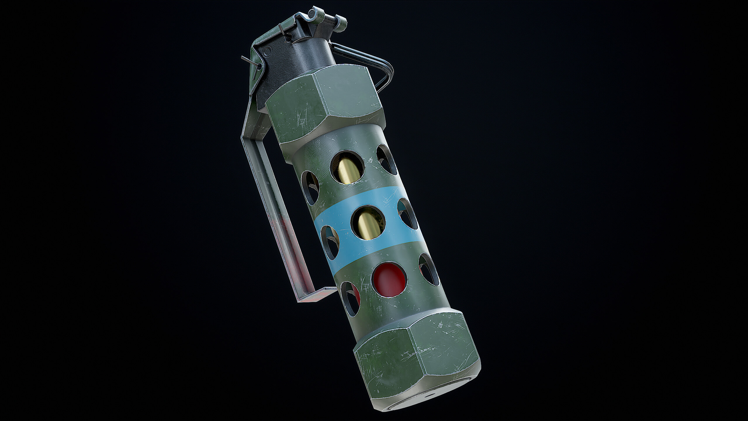 Flash Grenade PBR 3D Model by Locus Models