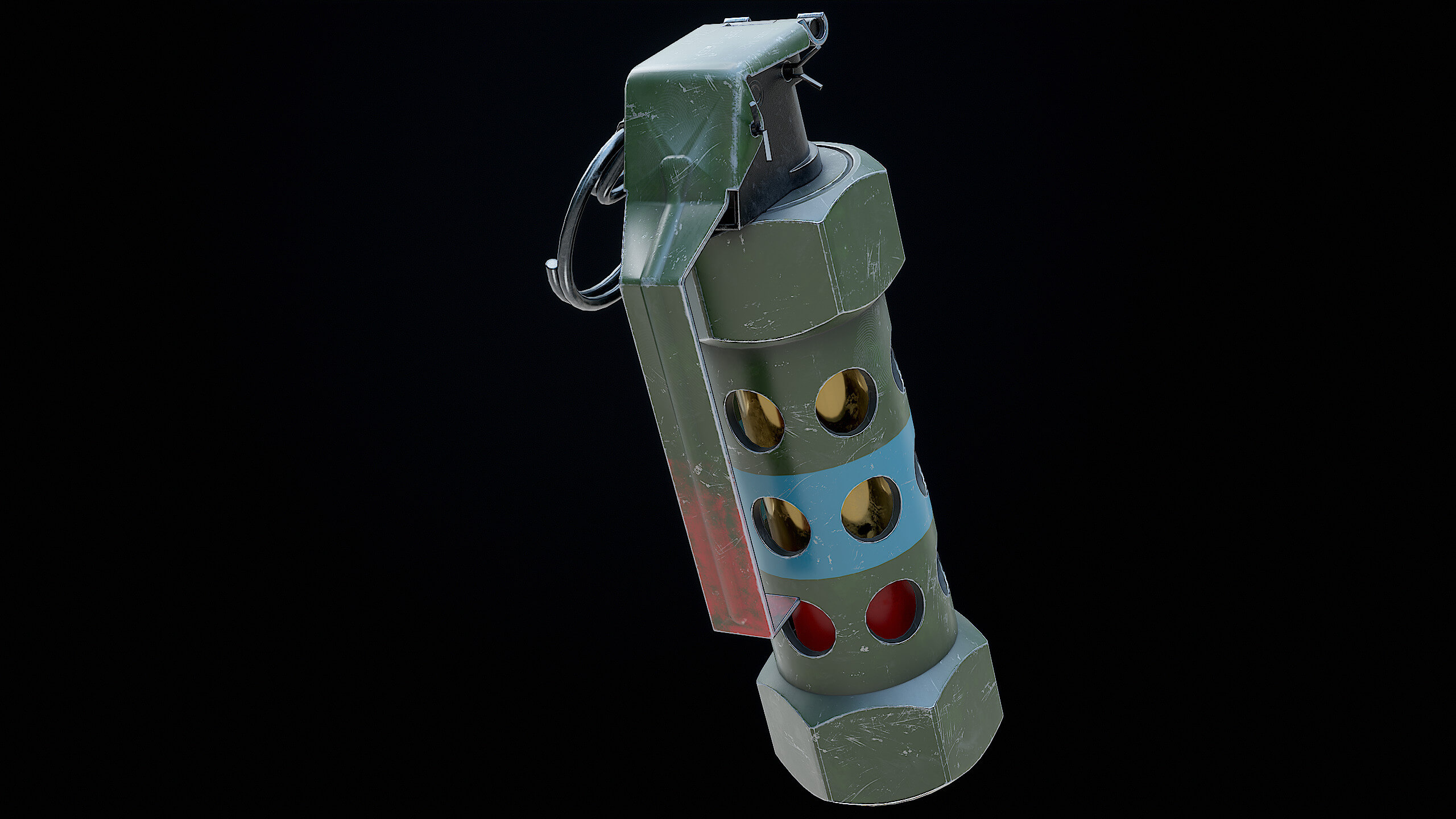 Flash Grenade PBR 3D Model by Locus Models