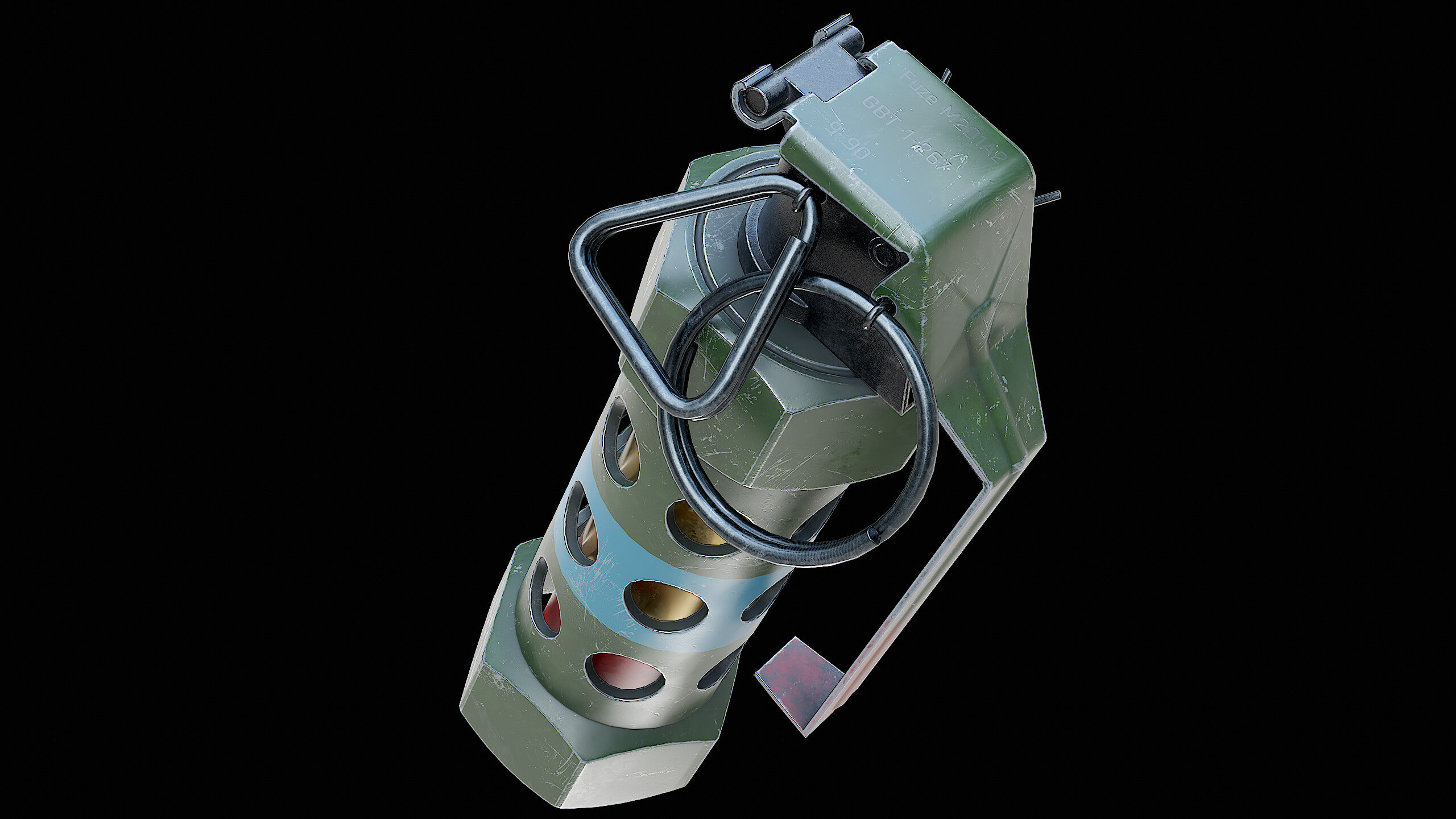 Flash Grenade PBR 3D Model by Locus Models