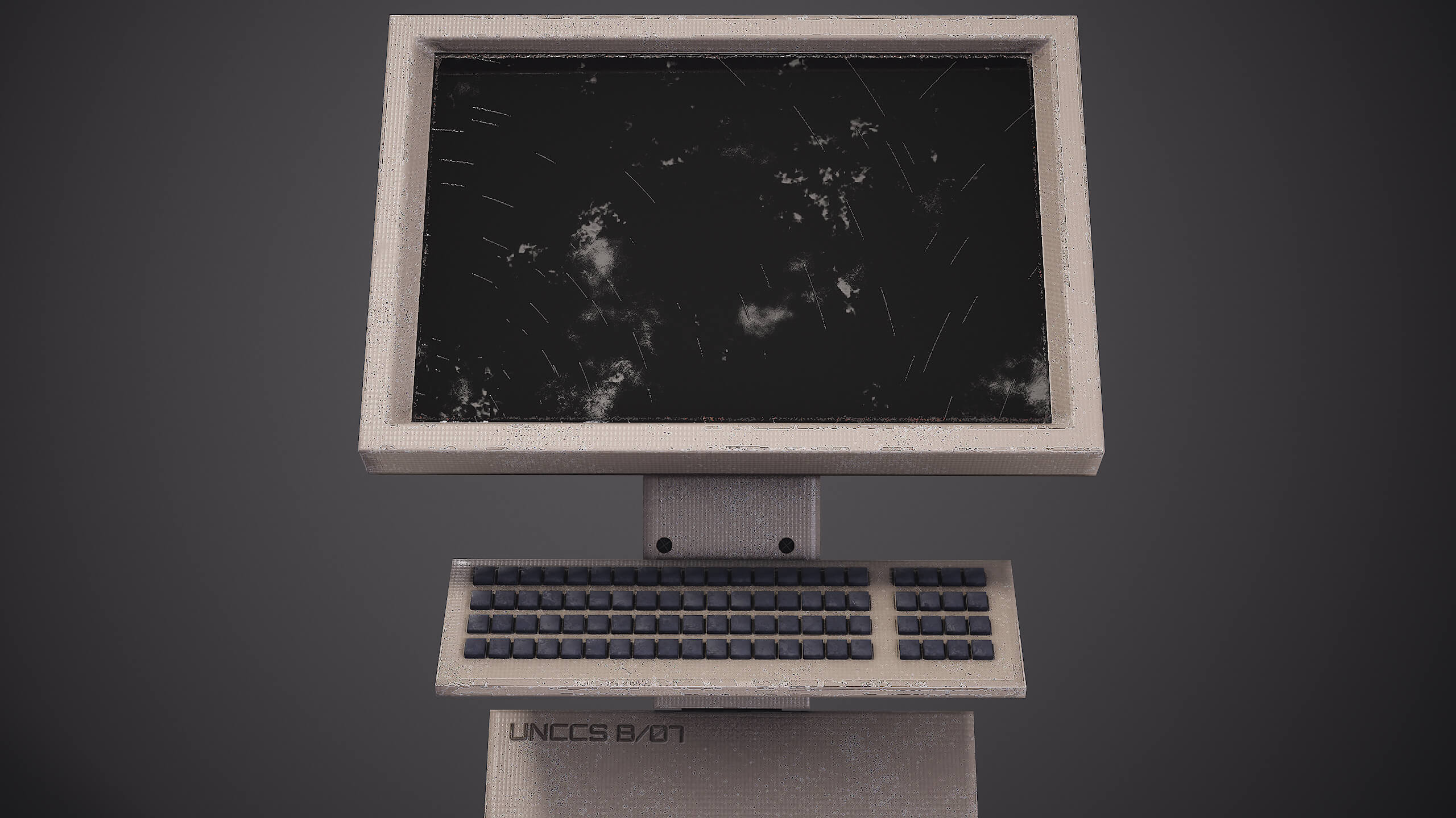 Sci-Fi Computer Terminal Game Ready PBR 3D Model by Locus Models