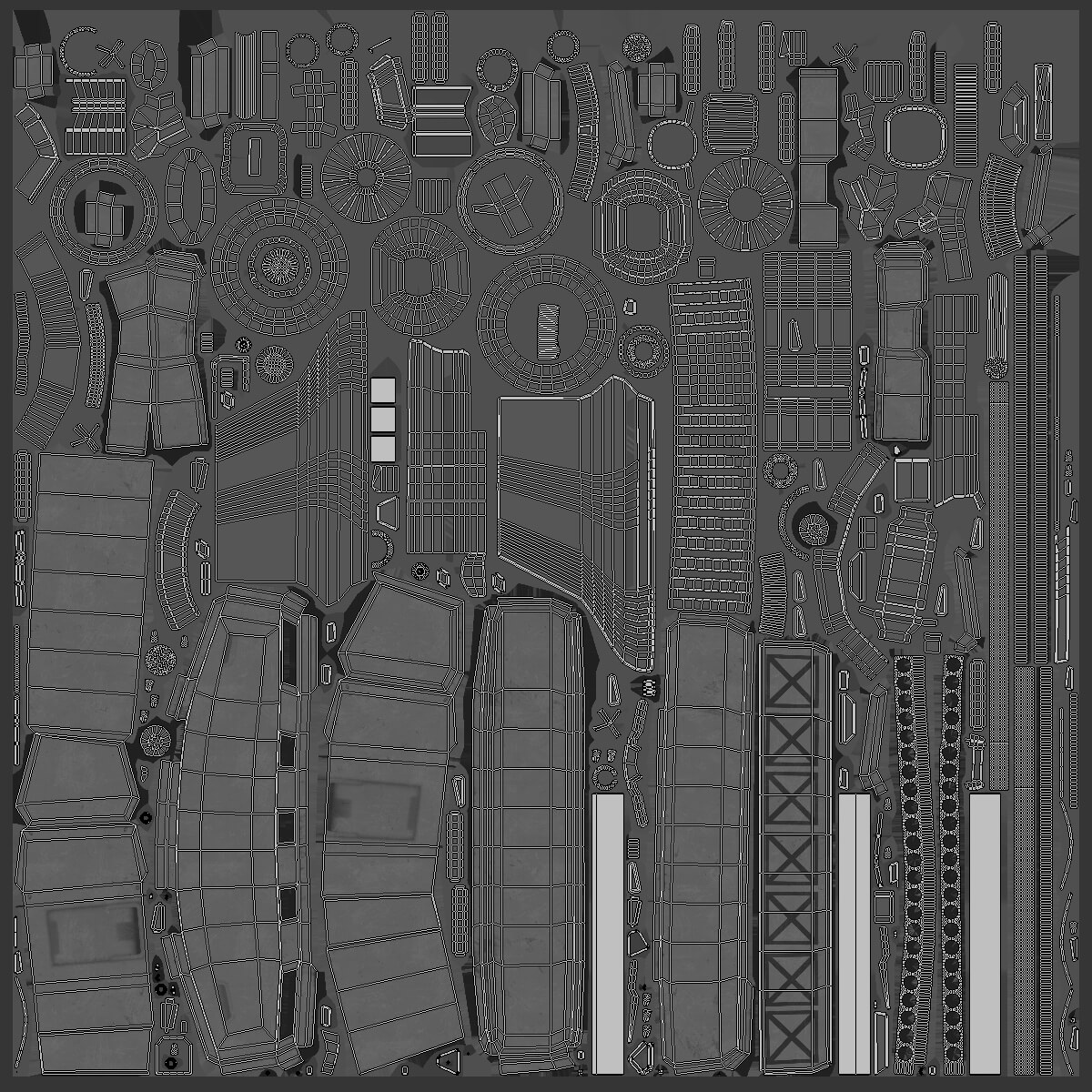 SciFi Dropship PBR Game Ready 3D Model by Locus Models
