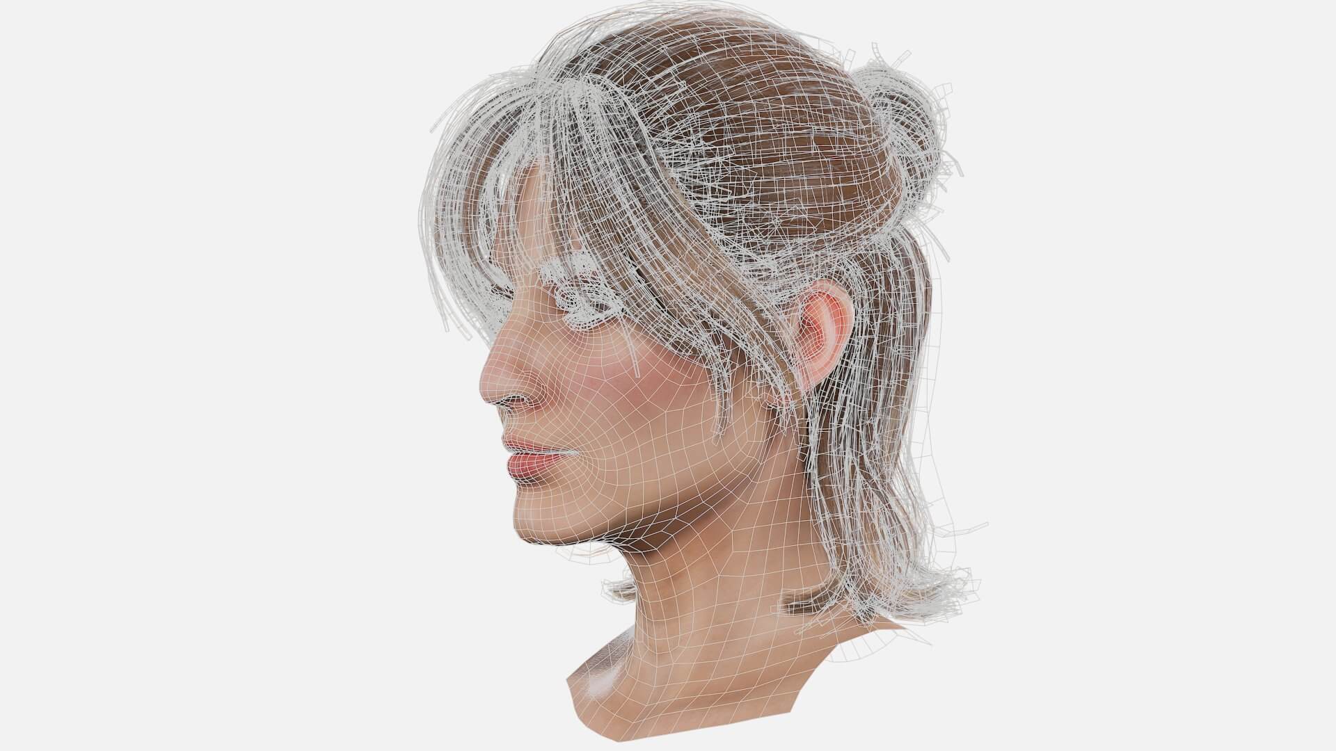 Olivia Realistic Female Head - 3D Model by Loki31