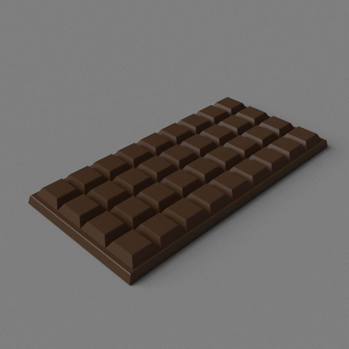 Chocolate Block 3D Model by LonelyHermitHarrison Chocolate Block 3D Model by LonelyHermitHarrison