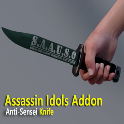 Addon for dForce Assassin Idols Set Knife