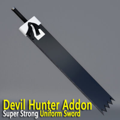 Addon for dForce Devil Hunter Set Sword