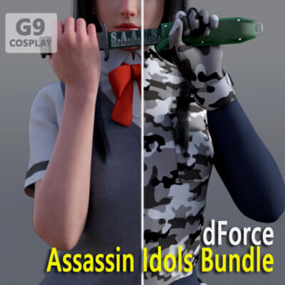 dForce Assassin Idols Bundle for G9