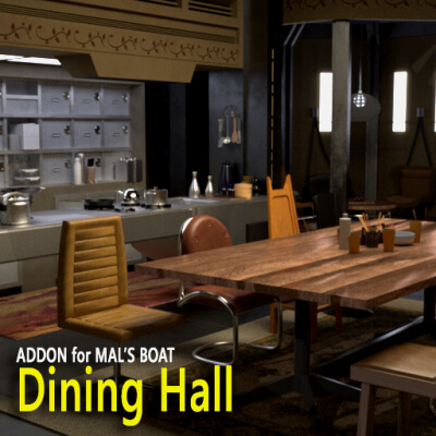 Mals Boat Dining Hall by loner02