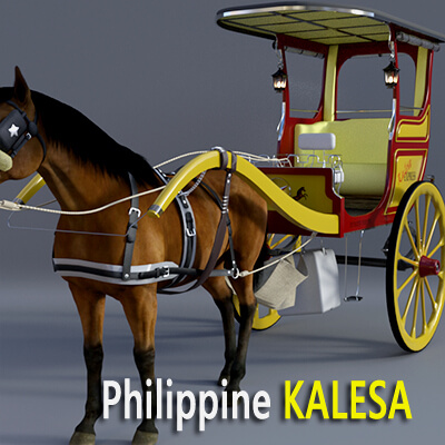 Philippine Kalesa for DAZ Horse 3