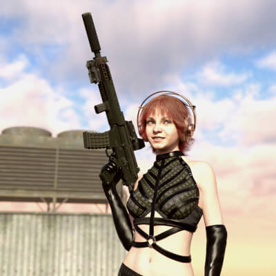 AK5C 5.56 Assault Rifle TK for G8F and G9