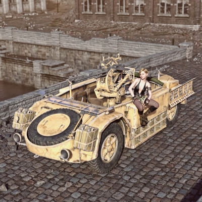 AS 42 Recon Vehicle wt for Daz3D