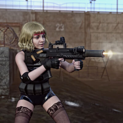 ASH 12 V2 Rifle TK for G8F and G9 by Loriel