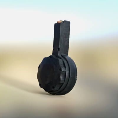 BASP Drum Mag MW for DAZ3D