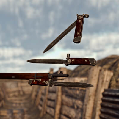 Bayonet Car Folding for DAZ3D