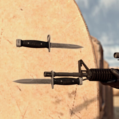 Bayonet M7 Scabbard for DAZ3D